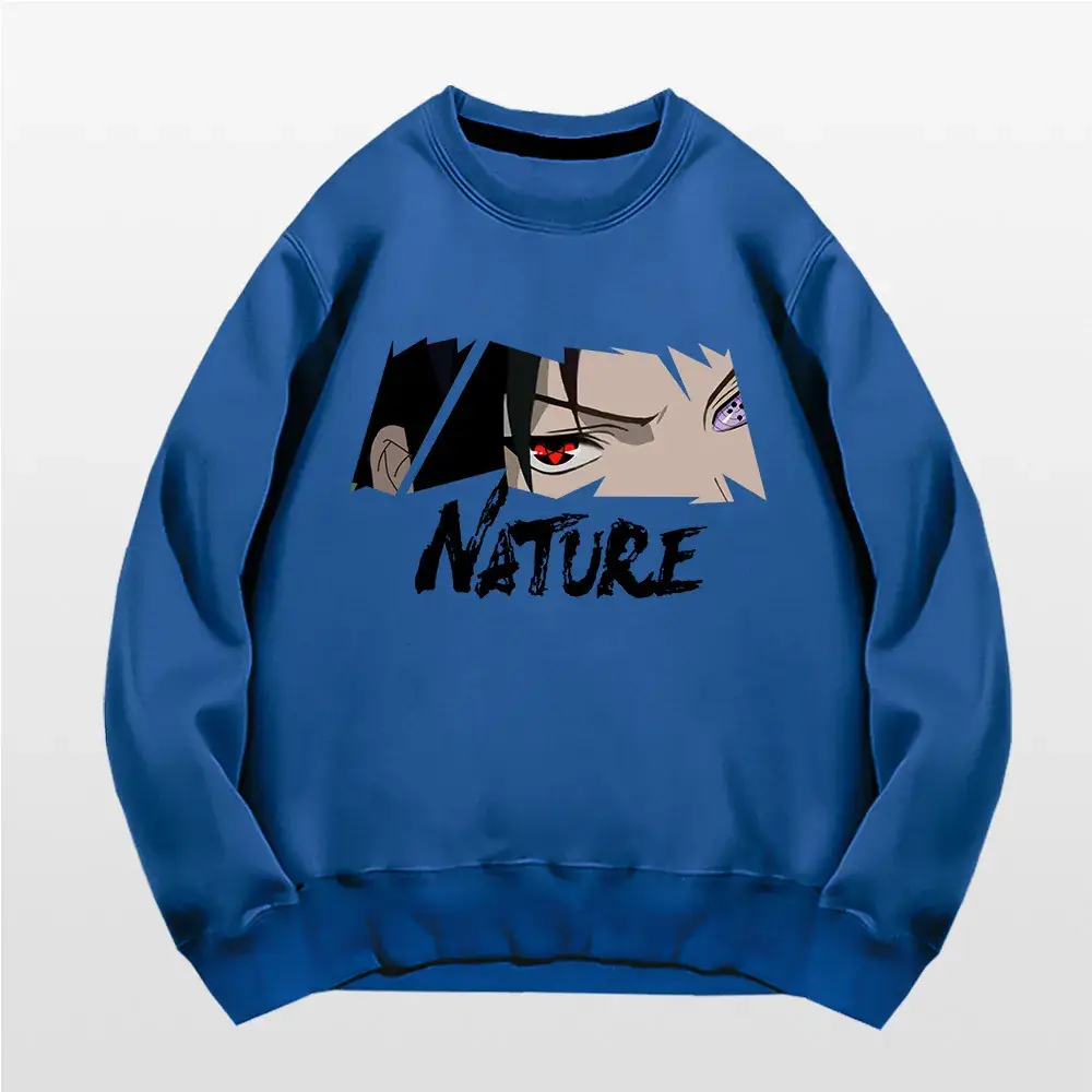 Naruto Naruto White Crewneck Sweatshirt Large
