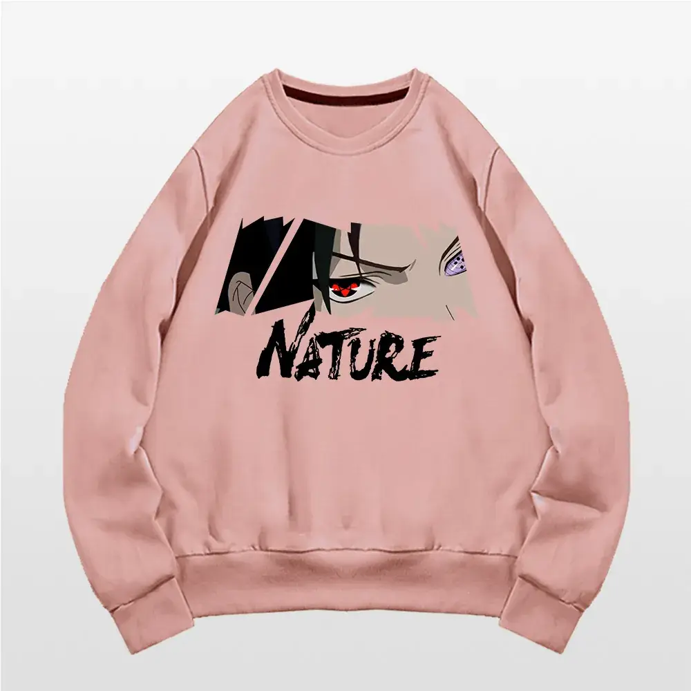 Naruto Naruto White Crewneck Sweatshirt Large