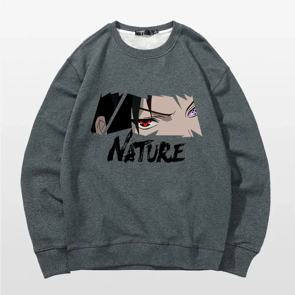 Naruto Naruto White Crewneck Sweatshirt Large