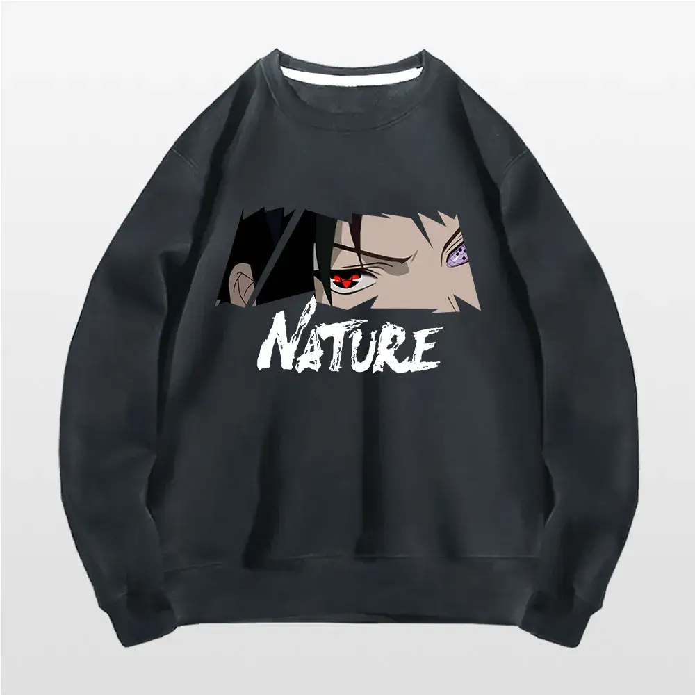Naruto Naruto White Crewneck Sweatshirt Large