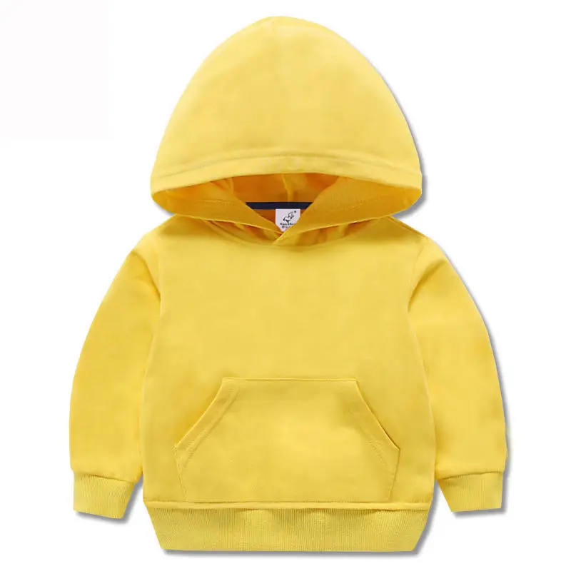 Pink Hooded Sweatshirt for Kids Boys Girls Long Sleeve - Image 6