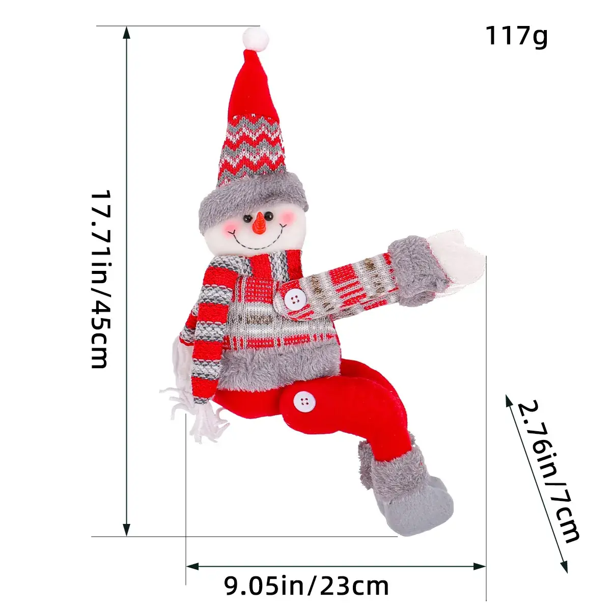 Christmas Doll Decorative Buckle Window Decoration - Image 2