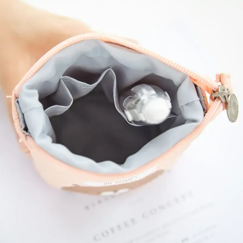 South Korea Cute Pencil Case Drop-down Stretchable Canvas - Image 58