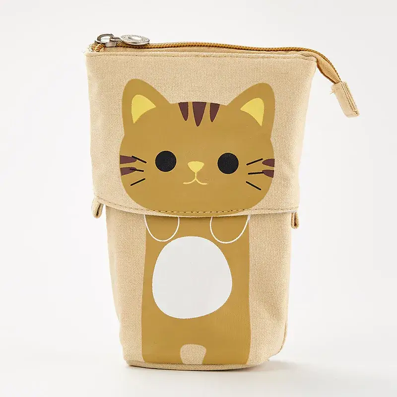 South Korea Cute Pencil Case Drop-down Stretchable Canvas - Image 2