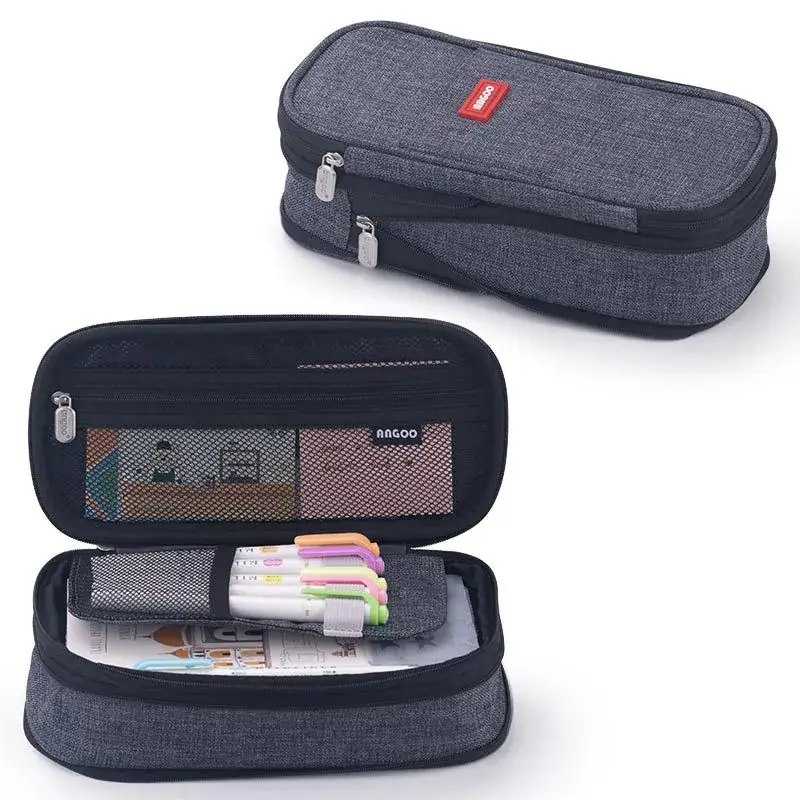 South Korea Cute Pencil Case Drop-down Stretchable Canvas - Image 32