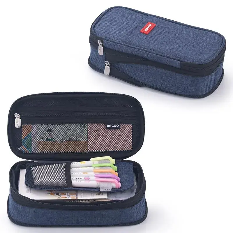 South Korea Cute Pencil Case Drop-down Stretchable Canvas - Image 33