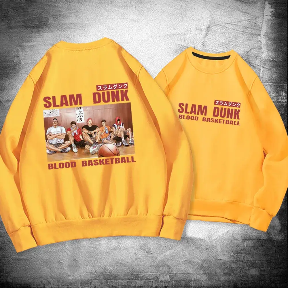 Slam Dunk Sweatshirt Set Men Women Black Spring Autumn - Image 12