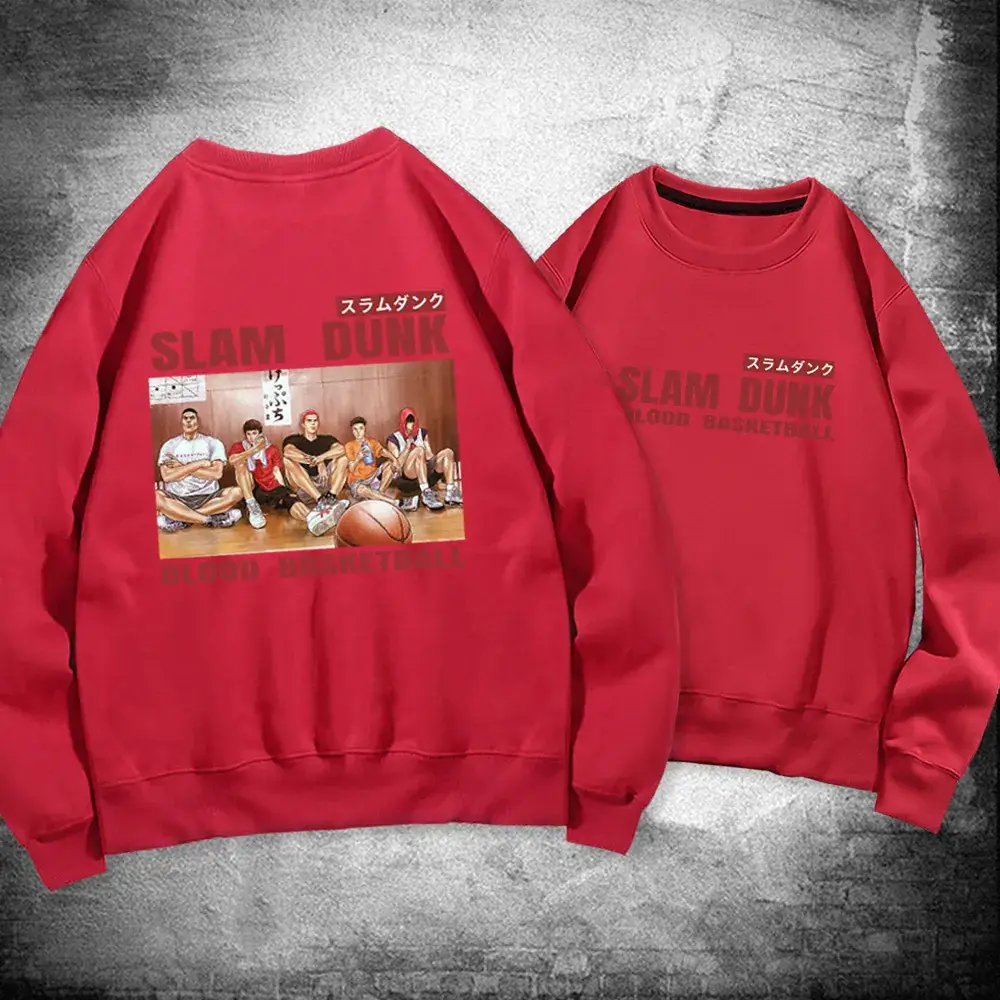 Slam Dunk Sweatshirt Set Men Women Black Spring Autumn - Image 13