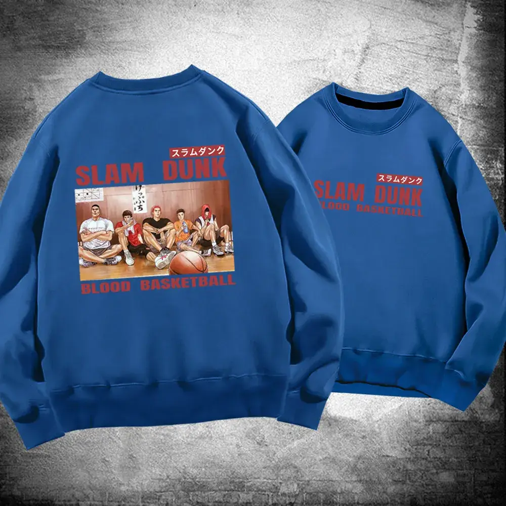 Slam Dunk Sweatshirt Set Men Women Black Spring Autumn - Image 14