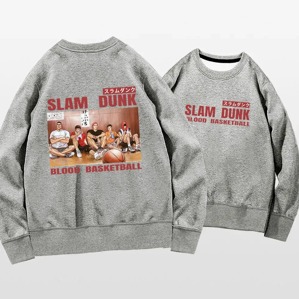 Slam Dunk Sweatshirt Set Men Women Black Spring Autumn - Image 6