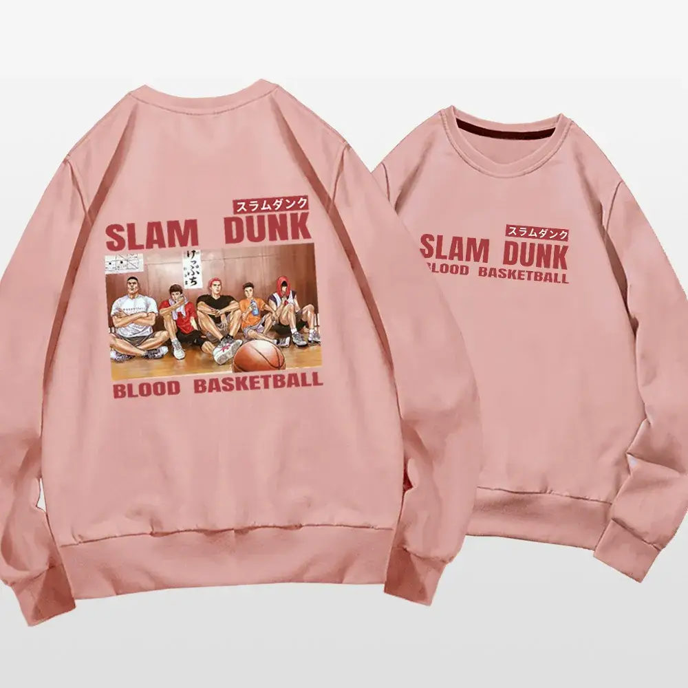 Slam Dunk Sweatshirt Set Men Women Black Spring Autumn - Image 7