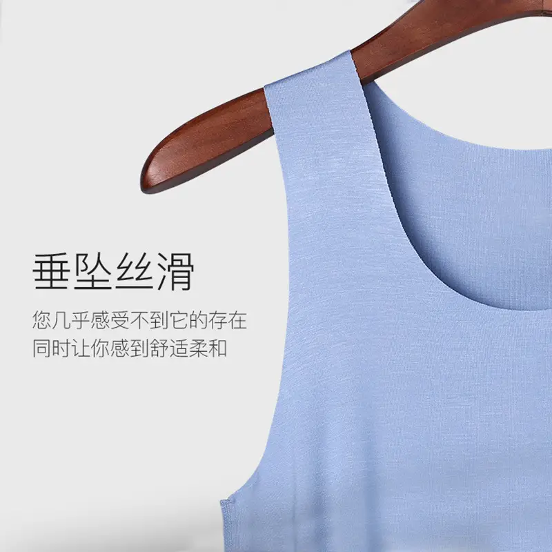 Men's Ice Silk Vest Blue Extra Large - Image 5