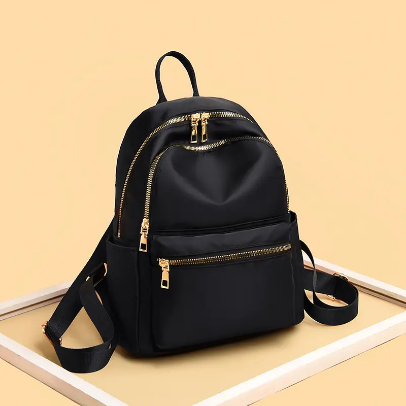 Women's Maroon Oxford Cloth Backpack 2024 New Trendy - Image 6