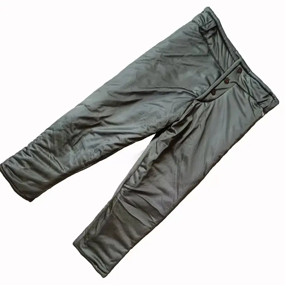 Men's Winter Quilted Jacket Olive Green Cold Proof - Image 6