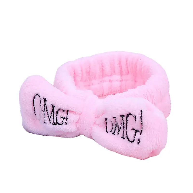 OMG Coral Fleece Headband Bow for Girls - Image 14