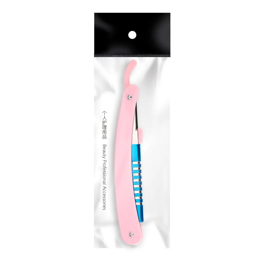 Folding Eyebrow Knife Blade Pack 10 Blades Boxed Shaving - Image 3