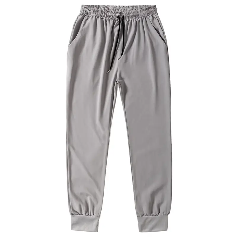 Men Korean Style Thin Summer Pants Black - Image 7