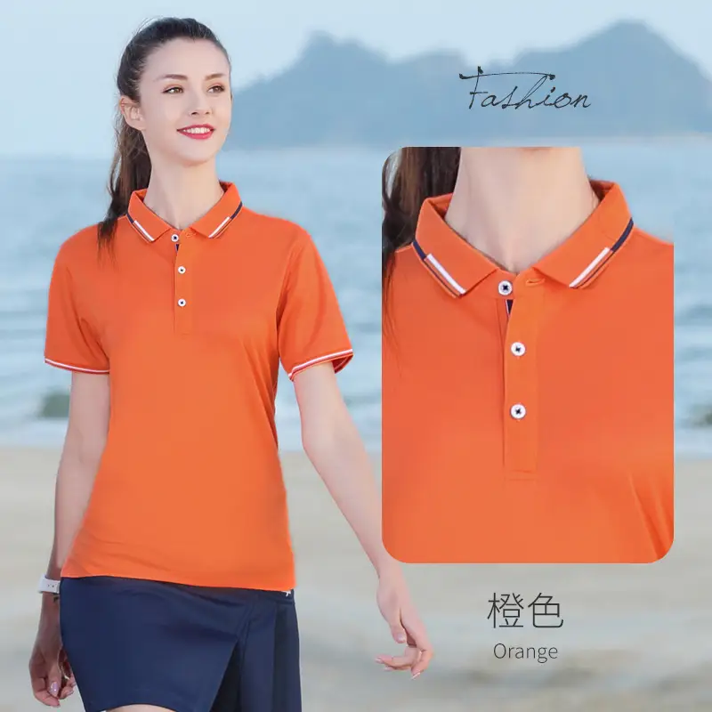 Purple Polo Short Sleeve Lapel T-Shirt - Image 10