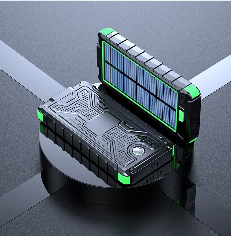 Solar Portable Power Bank with Compass — feature 16