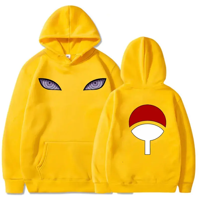 Naruto Hoodie Set Red Uchiha Eye Design Men - Image 2