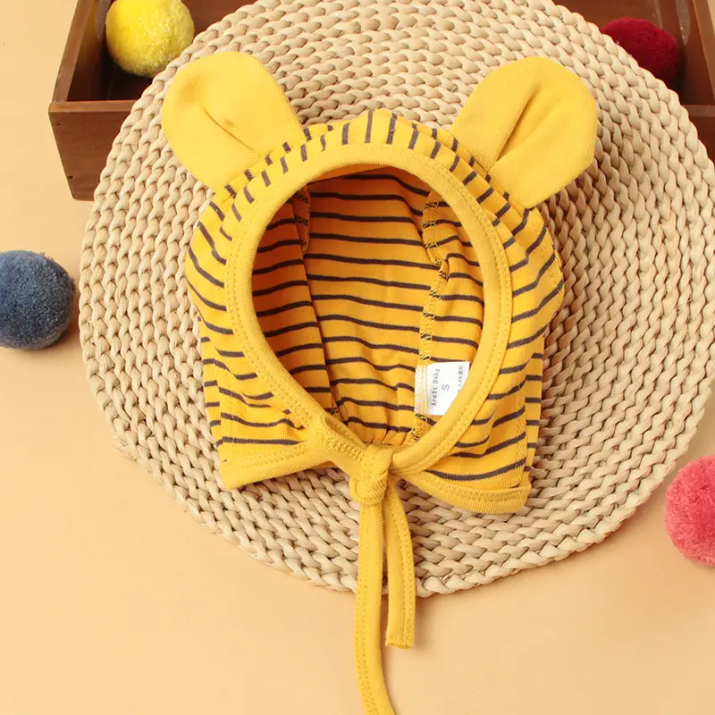 Cute Green Bear Ears Baby Hat for Kids - Image 10
