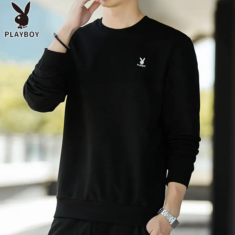 Men's White Slim Fit Sweatshirt with Logo - Image 6