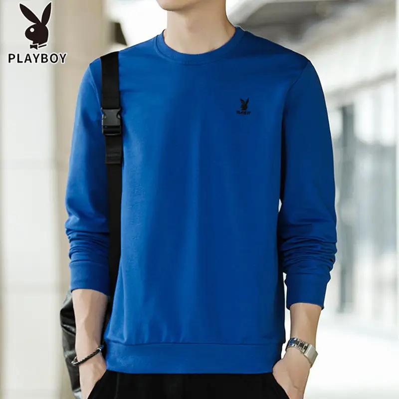 Men's White Slim Fit Sweatshirt with Logo - Image 8