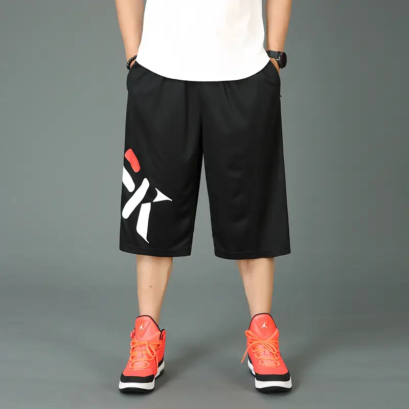 150kg Basketball Shorts Graphic Design Black Menswear