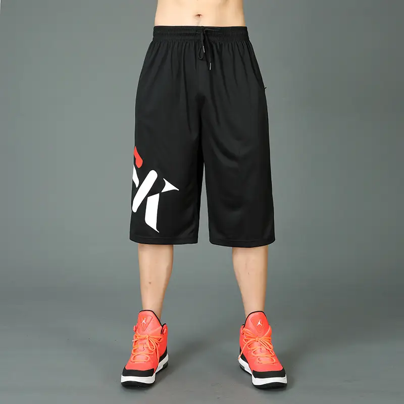 150kg Basketball Shorts Graphic Design Black Menswear