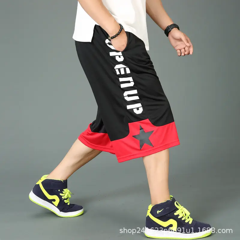 150kg Basketball Shorts Graphic Design Black Menswear