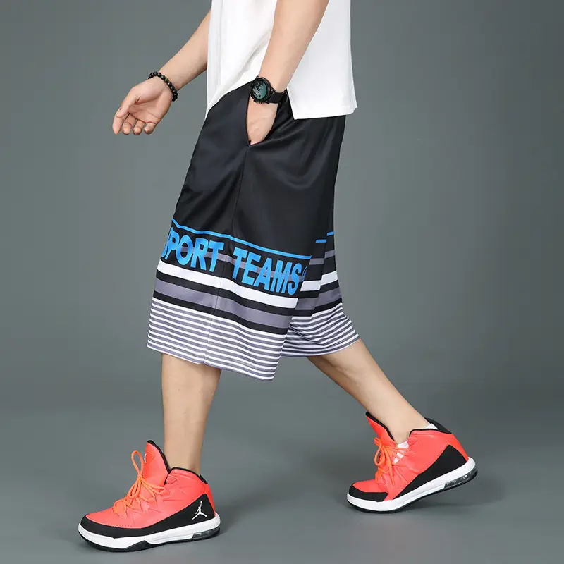 Fatty Basketball Shorts Super Large Men's Capri Pants - Image 9
