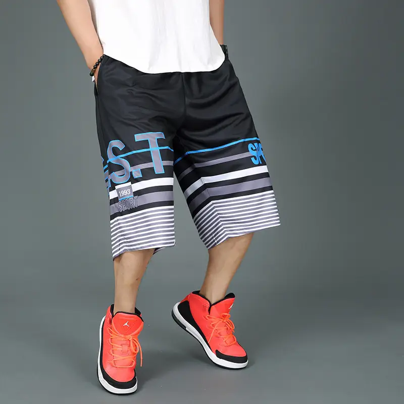 Fatty Basketball Shorts Super Large Men's Capri Pants - Image 11