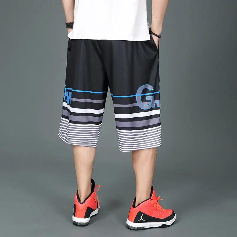 Fatty Basketball Shorts Super Large Men's Capri Pants - Image 13