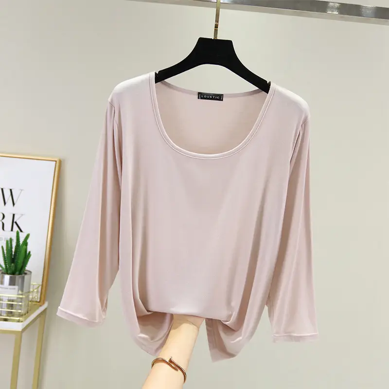 Women's 2023 Round Neck T-Shirt Set of 6 - Image 11