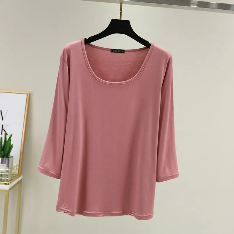 Women's 2023 Round Neck T-Shirt Set of 6 - Image 13