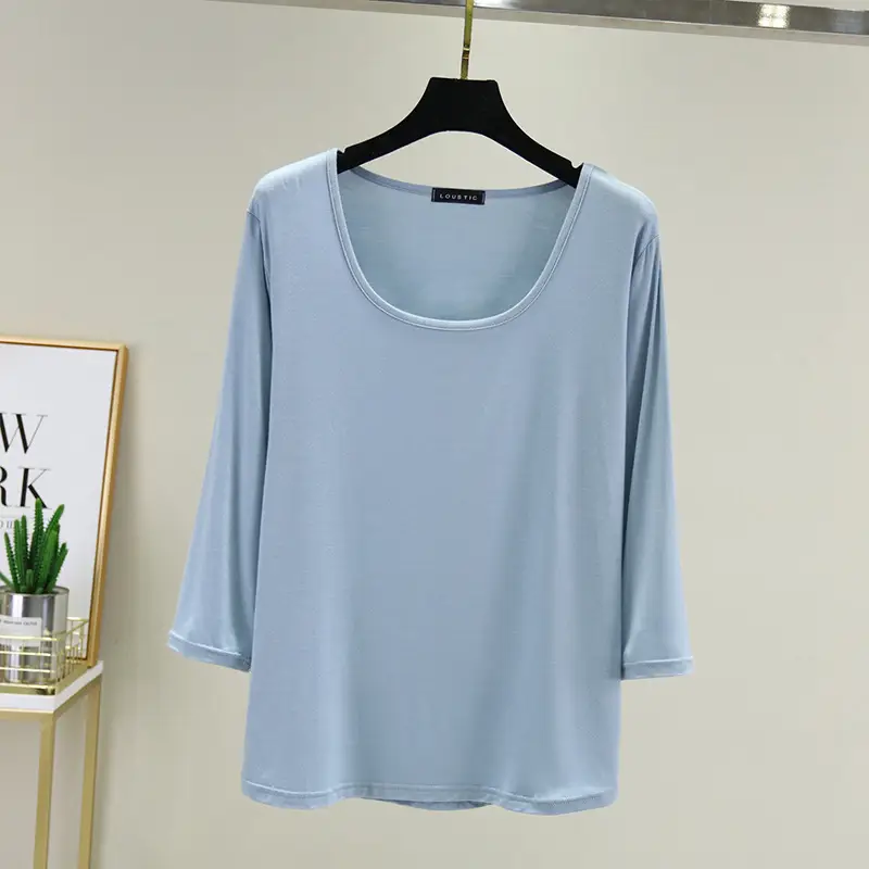 Women's 2023 Round Neck T-Shirt Set of 6 - Image 3