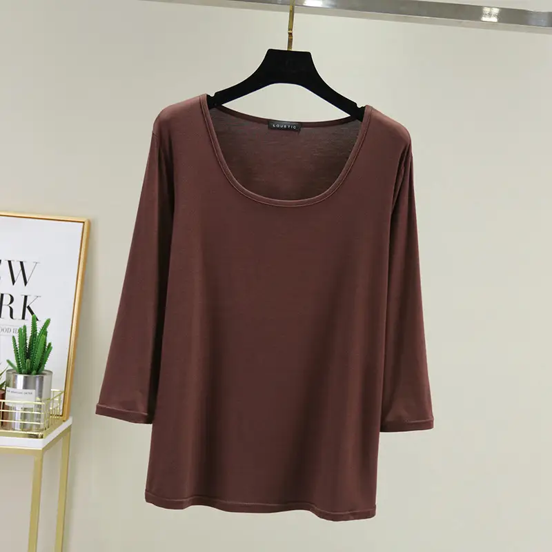 Women's 2023 Round Neck T-Shirt Set of 6 - Image 6