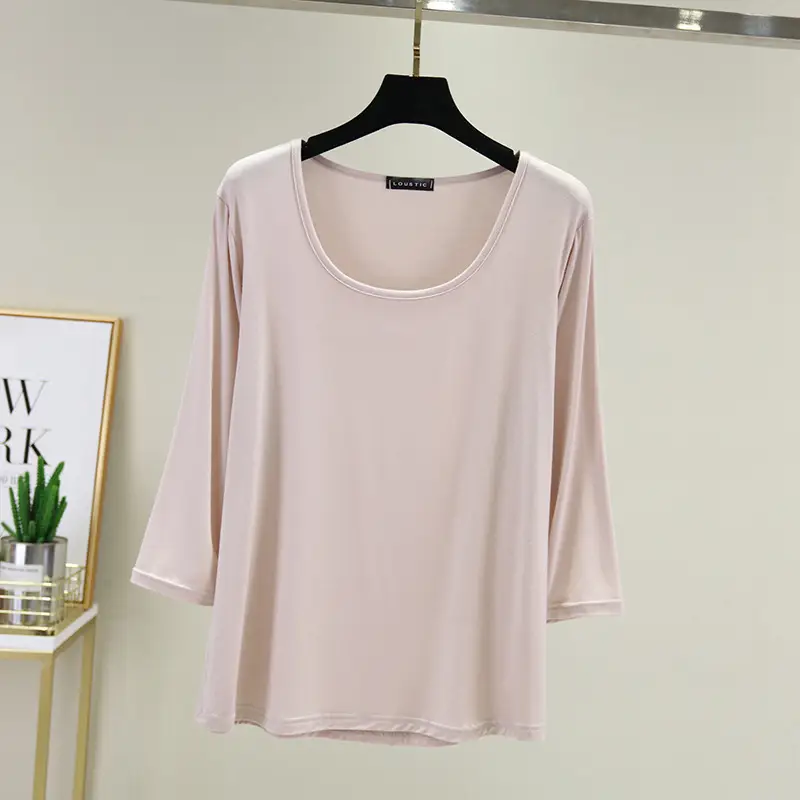 Women's 2023 Round Neck T-Shirt Set of 6 - Image 8