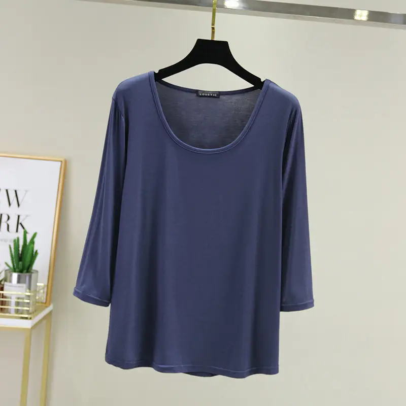 Women's 2023 Round Neck T-Shirt Set of 6 - Image 9