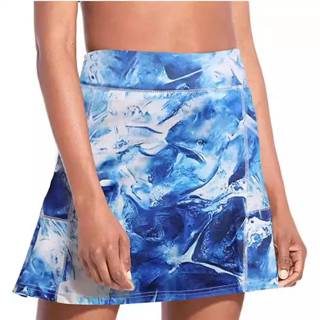 Women's 2024 Geo Printed High Waist Shorts Skirt - Image 9