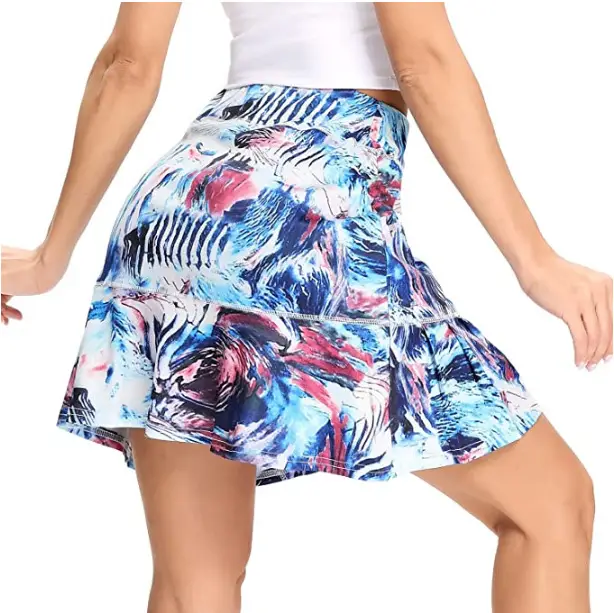 Women's 2024 Geo Printed High Waist Shorts Skirt - Image 10