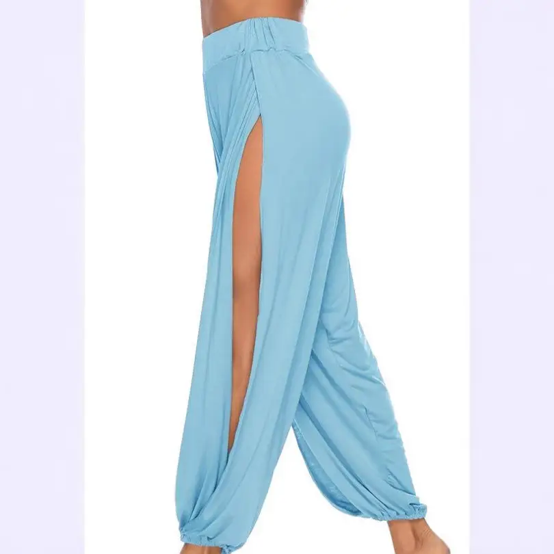 2024 Harlan High Split Hippie Pants Grey Women - Image 11
