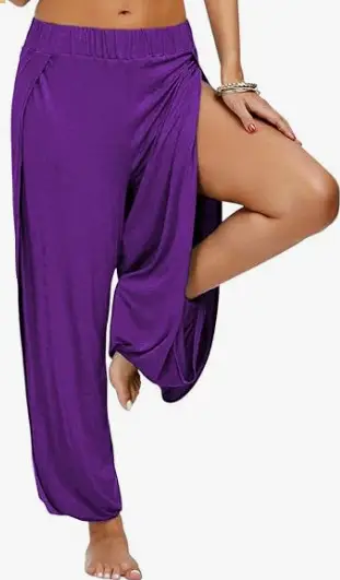 2024 Harlan High Split Hippie Pants Grey Women - Image 10