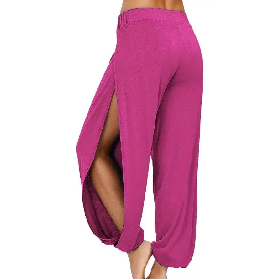 2024 Harlan High Split Hippie Pants Grey Women - Image 7