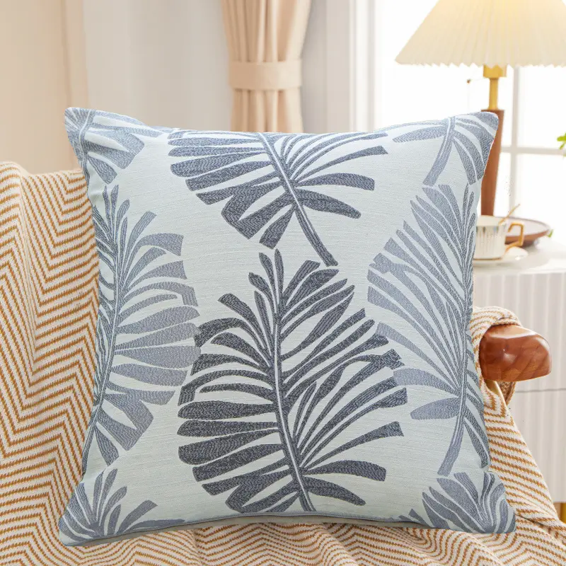 Brown Leaf Pillow Covers for Home Decor