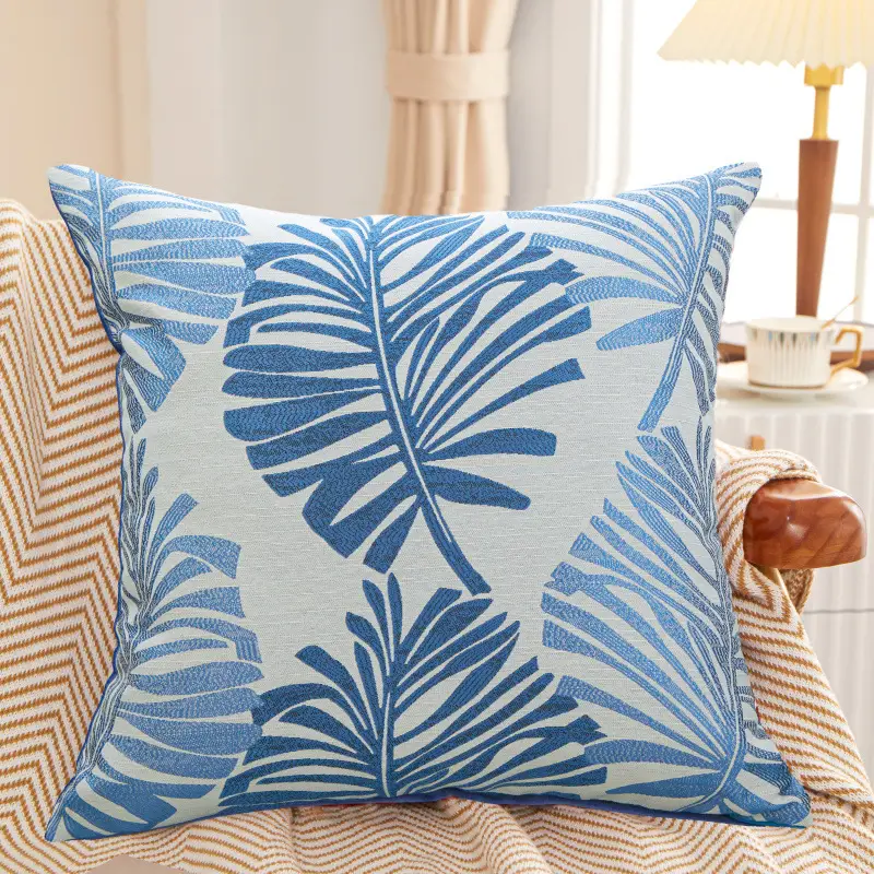 Brown Leaf Pillow Covers for Home Decor - Image 8