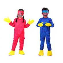 New Kids Zombie Protective Hooded Jumpsuit Yellow — feature 23