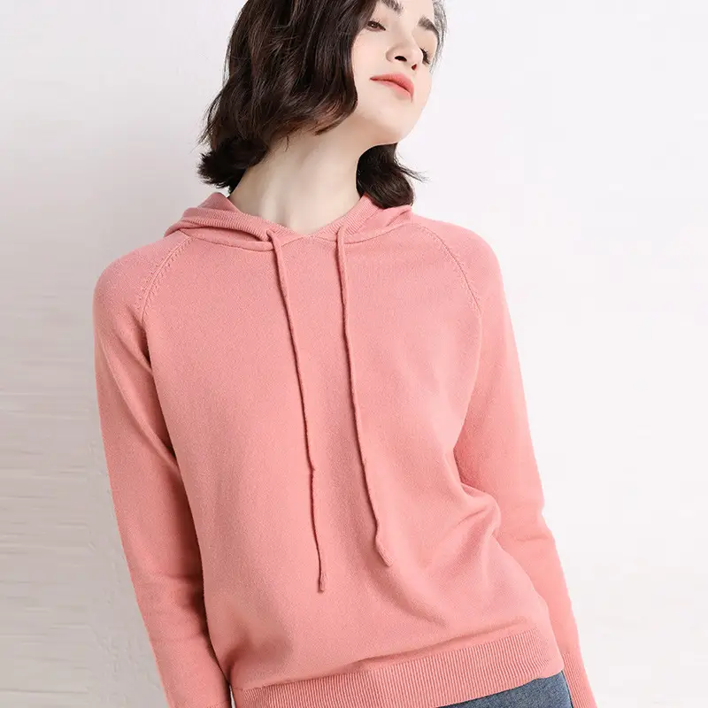 Women's Red Hooded Sweatshirt Large