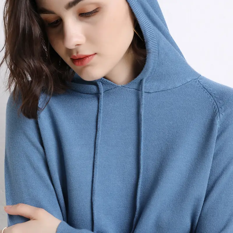 Women's Red Hooded Sweatshirt Large