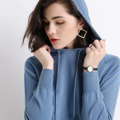 Women's Red Hooded Sweatshirt Large